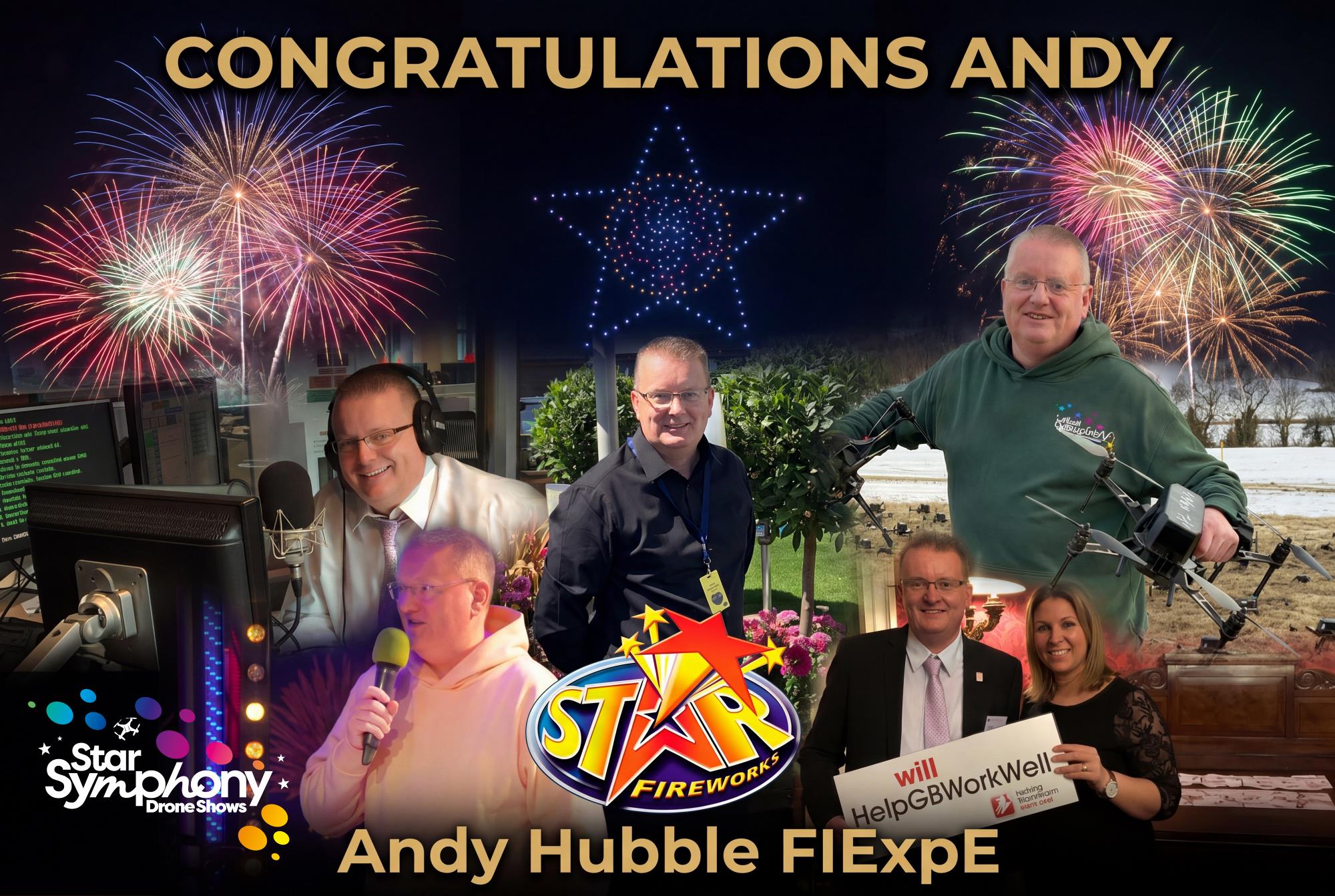 Star Symphony Director Andy Hubble approved as Fellow of Institute of Explosives Engineers (FIExpE) Image