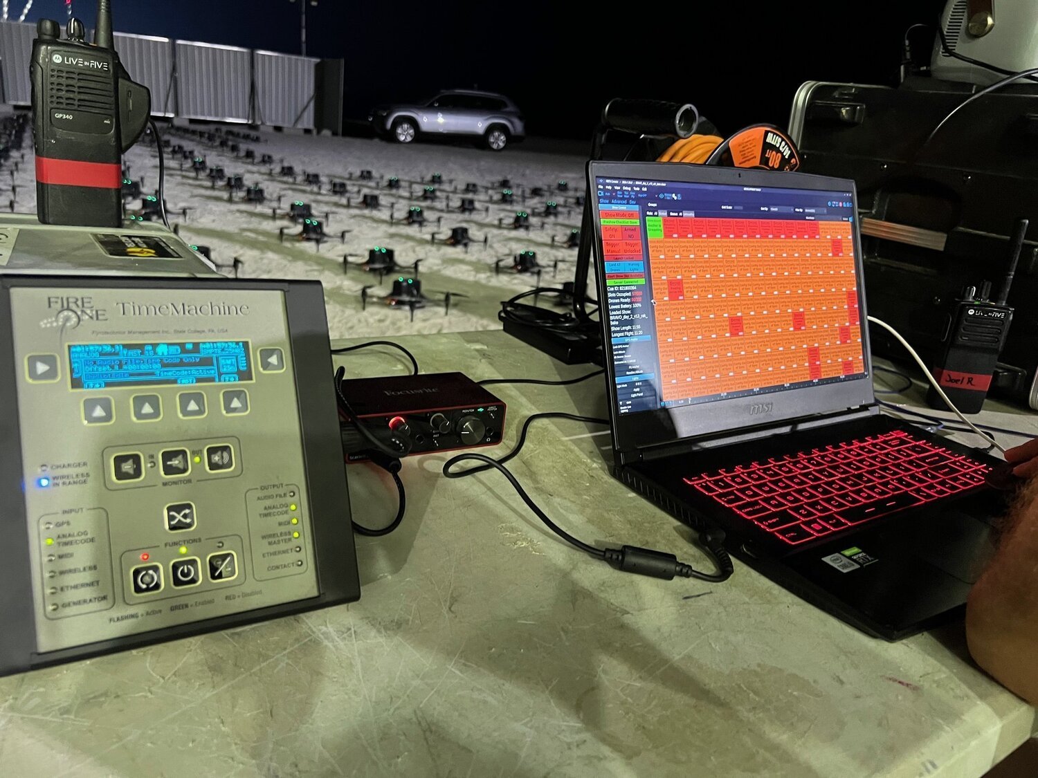 CAA Authorised Pyro Drones | Star Symphony